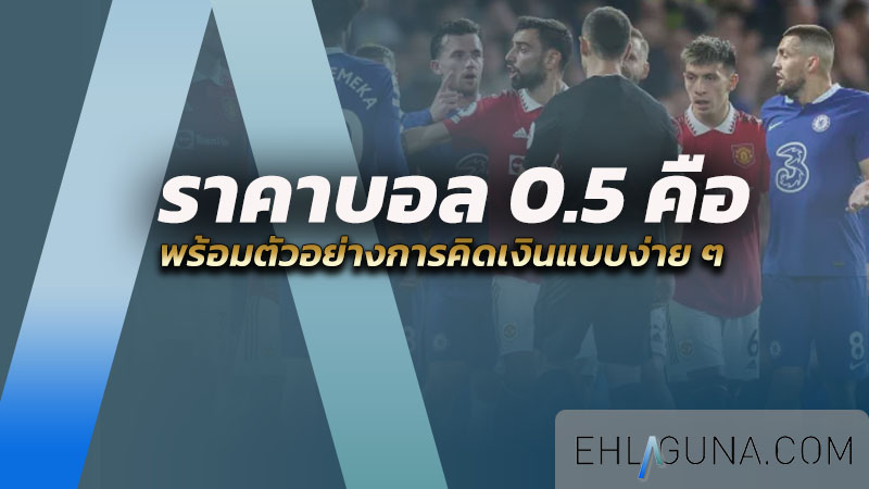 ราคาบอล 0.5 คือ อะไร? พร้อมตัวอย่างการคิดเงินแบบง่าย ๆ