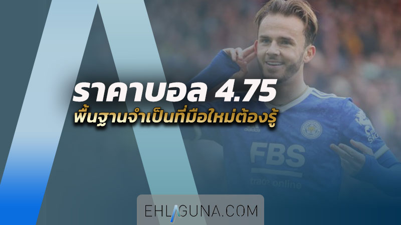 ราคาบอล 4.75 คือ
